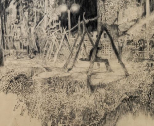 On the Threshold of Time, detail, 2025
